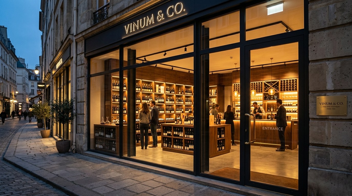 Không gian showroom Vino Wine đón tiếp đối tác
